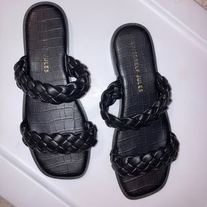 Black Braided sandals